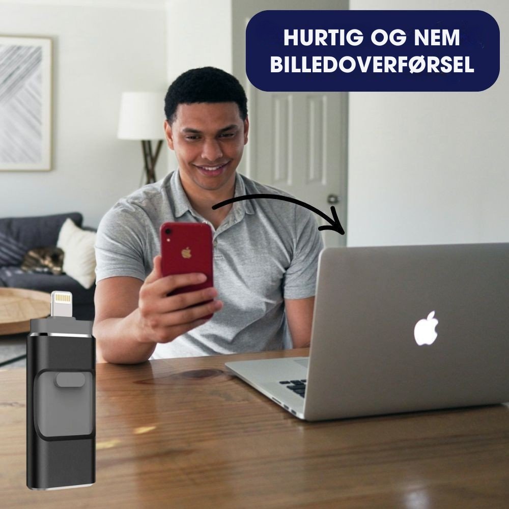 MyDrive™ - 4-i-1 USB-drev – Lynhurtig billedoverførsel