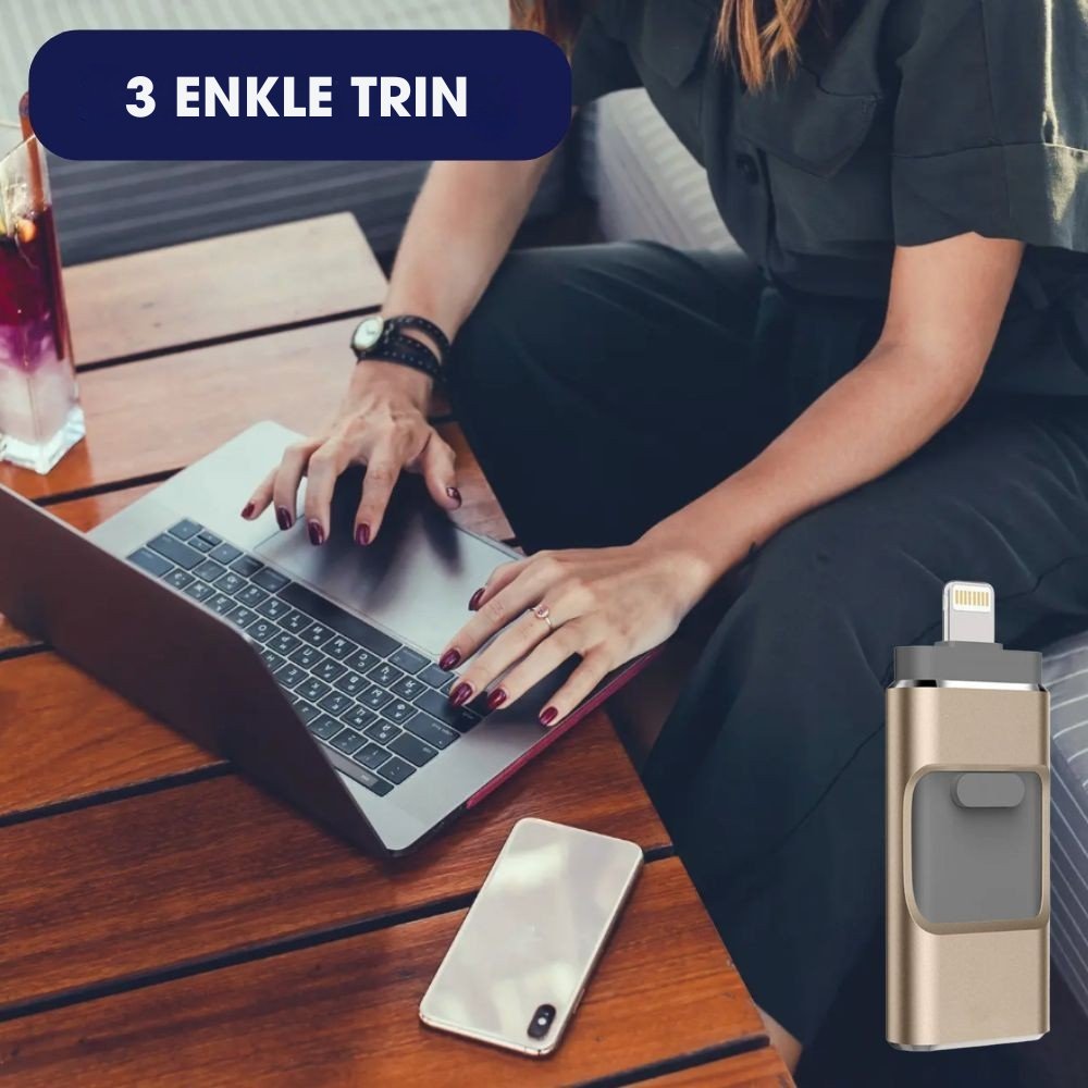 MyDrive™ - 4-i-1 USB-drev – Lynhurtig billedoverførsel