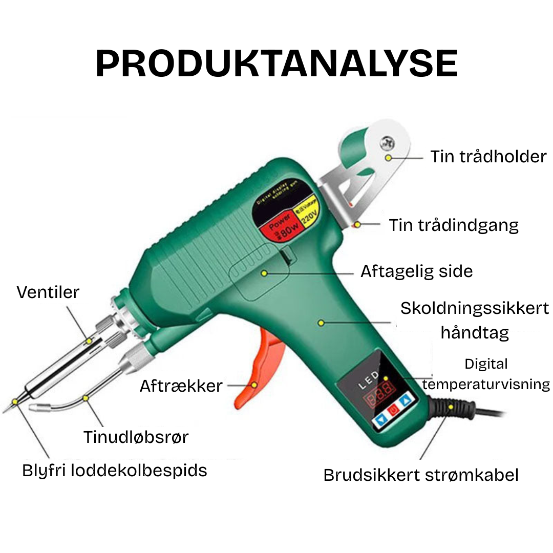 LED-punktsvejsepistol