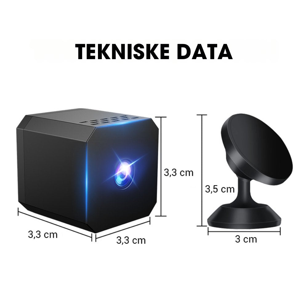 NanoGuard™ – Mini trådløst HD-sikkerhedskamera – fungerer uden Wi-Fi