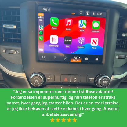 DataStream™ | Trådløs carplay- og Android Auto-adapter