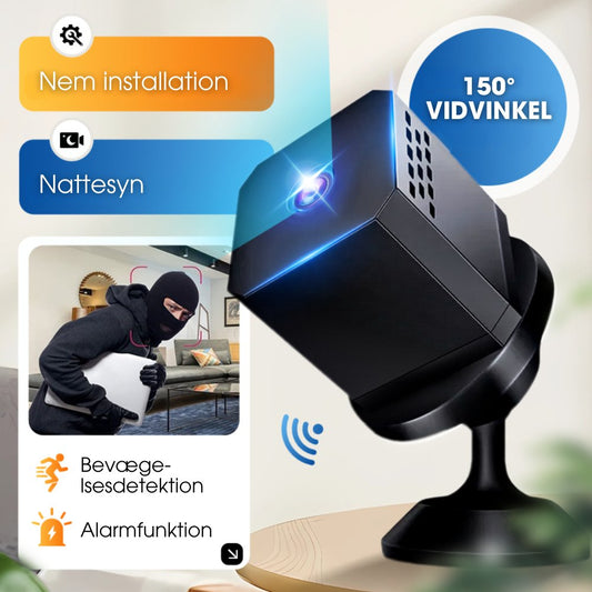 NanoGuard™ – Mini trådløst HD-sikkerhedskamera – fungerer uden Wi-Fi